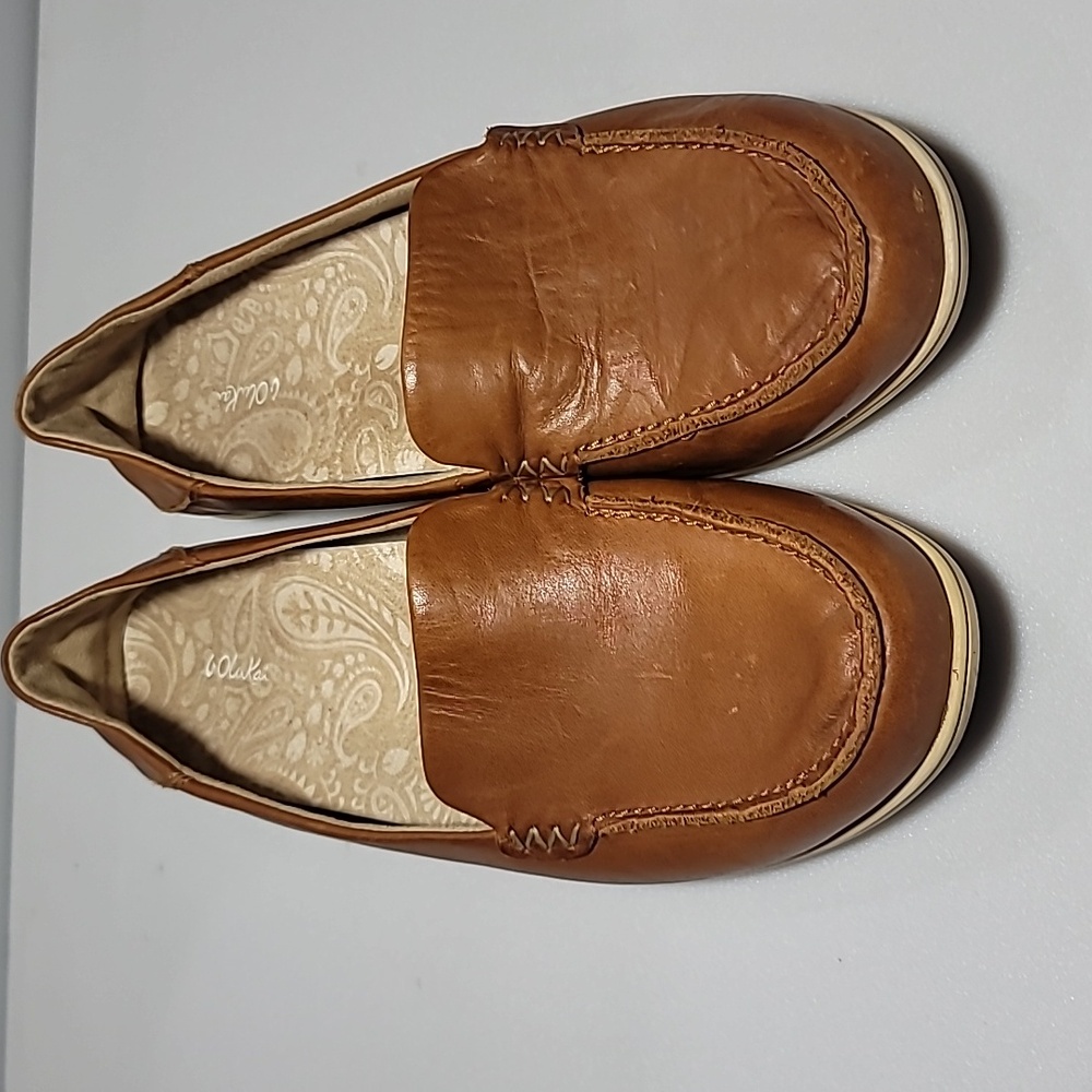 Olukai Kiele light brown shoes size US 9 EU 39 - Picture 12 of 15